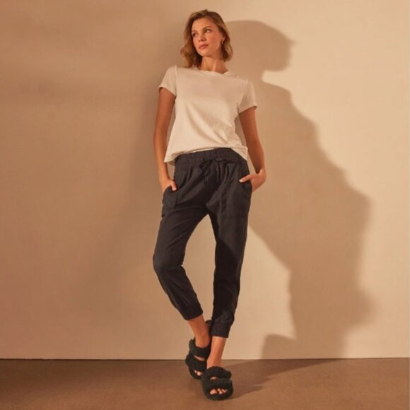 Mixed Media Pant - James Perse French Navy - Size 4 (like XL) - Picture 1 of 7